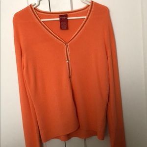 Orange sweater